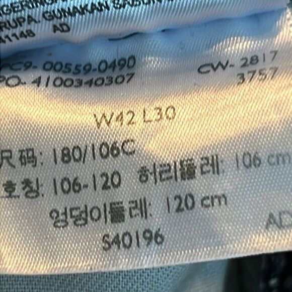 Levi’s 559 Jeans Black with light fading and whiskering and a bit of stretch - Picture 9 of 9